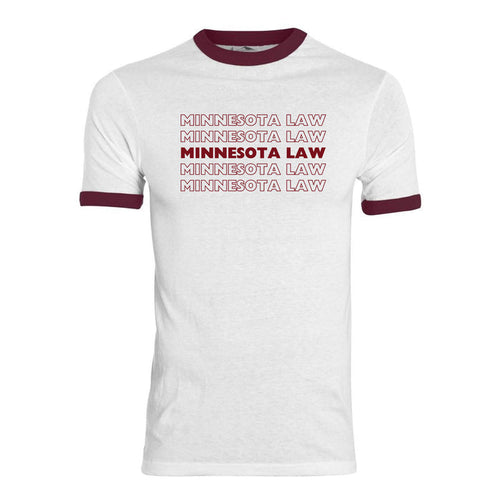 Minnesota Law - Unisex Ringer T-Shirt - ships directly from maker