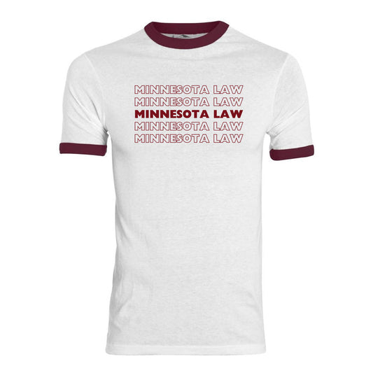 Minnesota Law - Unisex Ringer T-Shirt - ships directly from maker