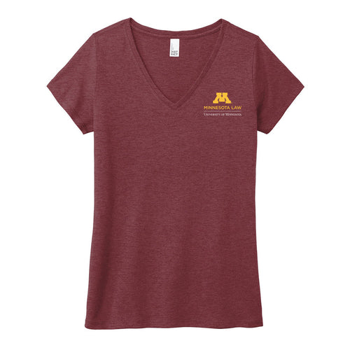 Minnesota Law - Women's V-Neck Short Sleeve T-Shirt - ships directly from maker