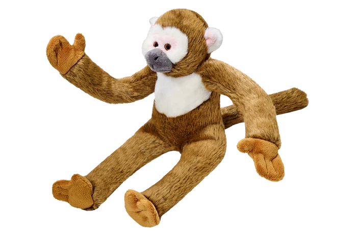 Monkey Albert Plush Tough Dog Toy