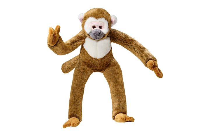Monkey Albert Plush Tough Dog Toy