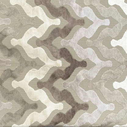 MONROE - CHEVRON PATTEN CUT VELVET UPHOLSTERY FABRIC BY THE YARD
