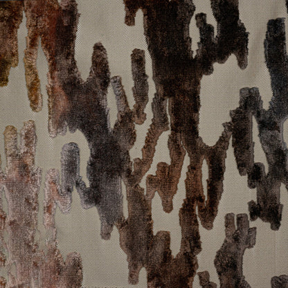 MONTEGO - PRINTED RAYON CUT VELVET JACQUARD DESIGN UPHOLSTERY FABRIC BY THE YARD