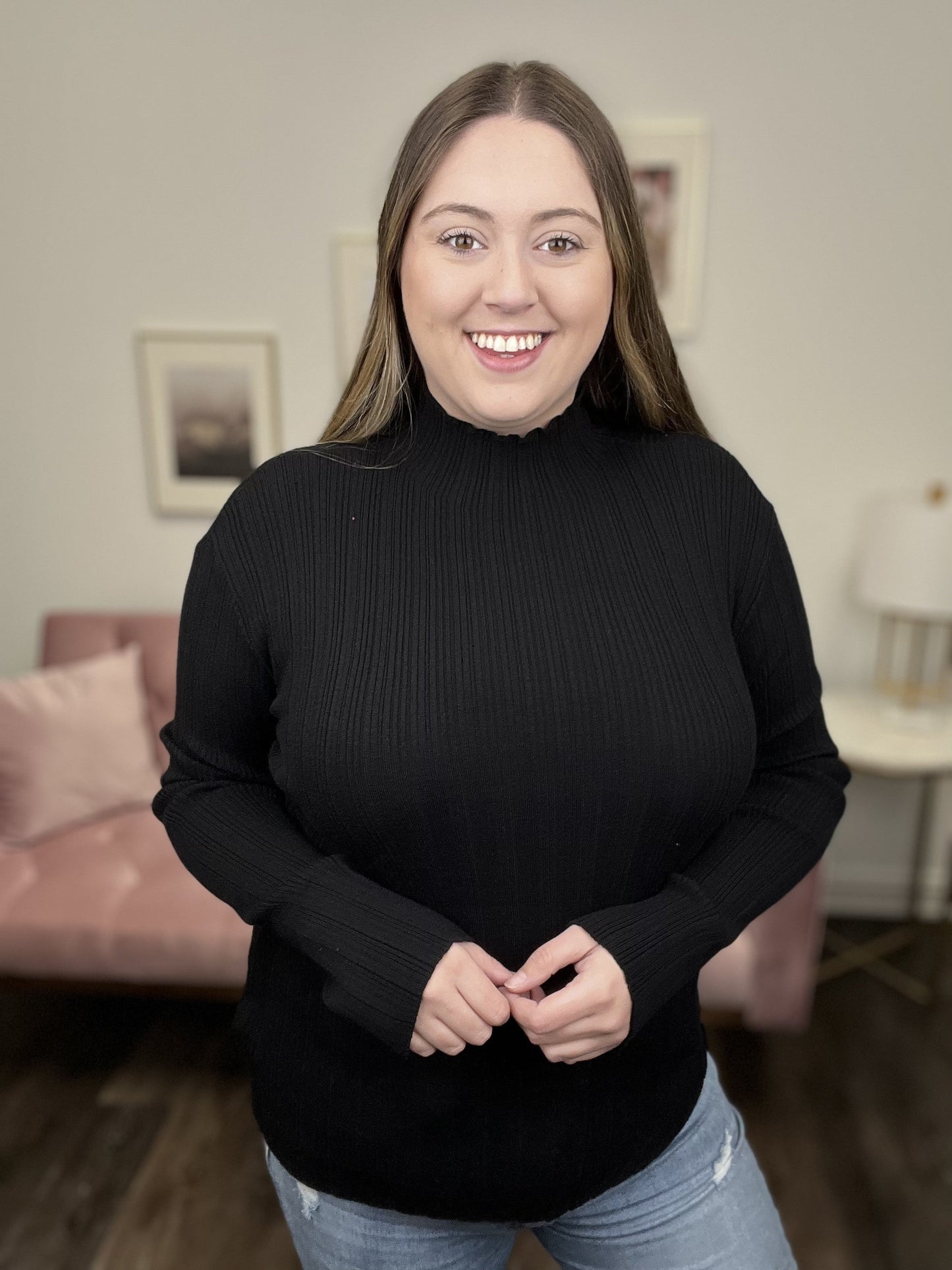 Introduced Happiness Women's Fitted Sweater