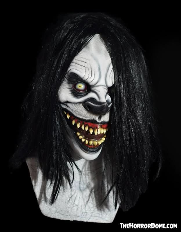 Scary Clown Halloween Mask - Squeaks the Clown