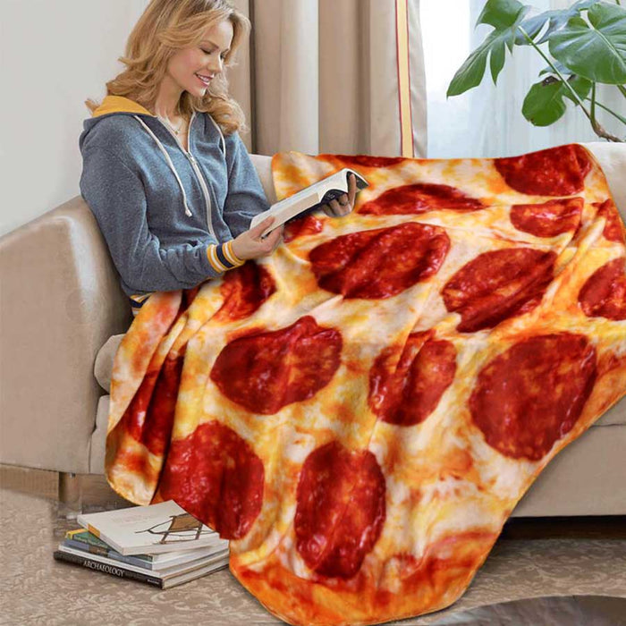Novelty Round Flannel Blanket-TopOnlineBargains.Com