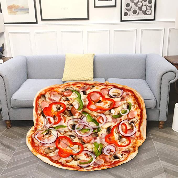 Novelty Round Flannel Blanket-TopOnlineBargains.Com