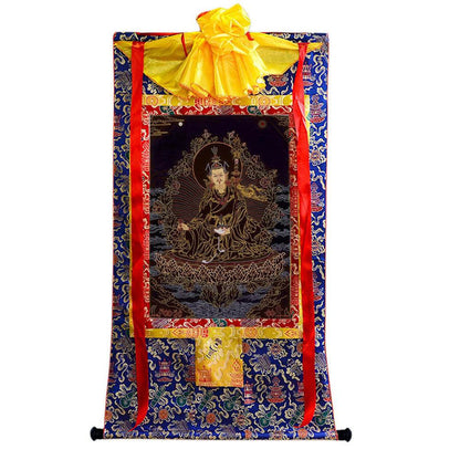 Padmasambhava - Guru Rinpoche - Tibetan thangka painting, view 4