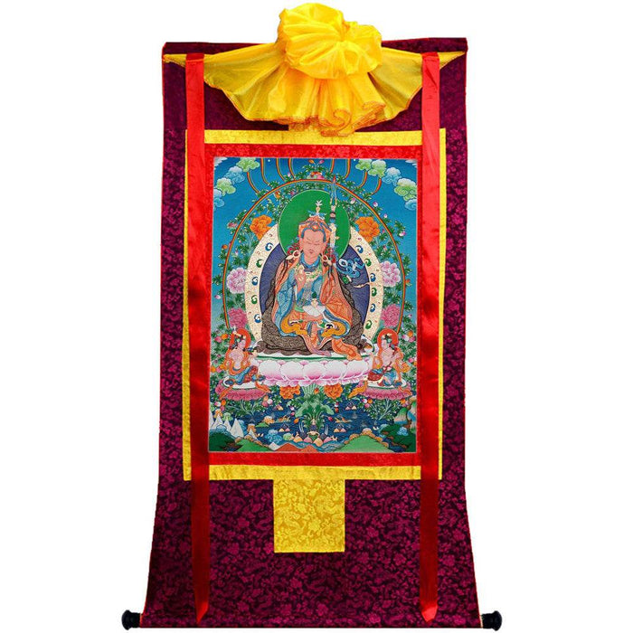 Padmasambhava - Guru Rinpoche - Tibetan thangka painting, view 5