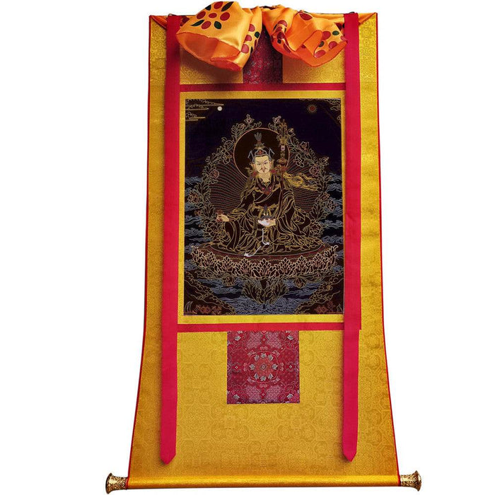 Padmasambhava - Guru Rinpoche - Tibetan thangka painting, view 6