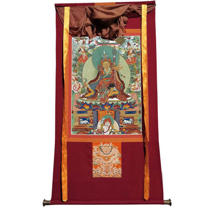 Padmasambhava - Guru Rinpoche - Tibetan thangka painting, view 7