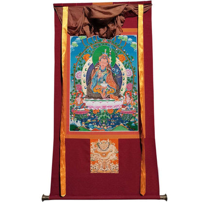 Padmasambhava - Guru Rinpoche - Tibetan thangka painting, view 7