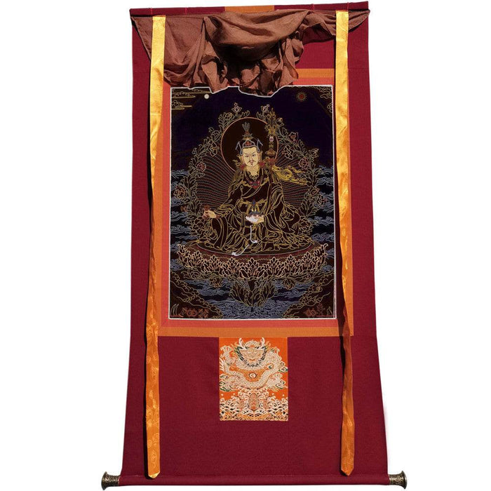 Padmasambhava - Guru Rinpoche - Tibetan thangka painting, view 7