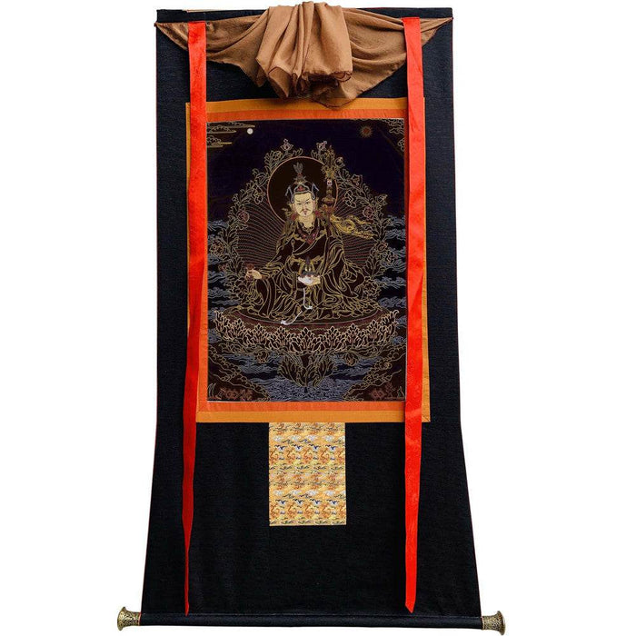 Padmasambhava - Guru Rinpoche - Tibetan thangka painting, view 8