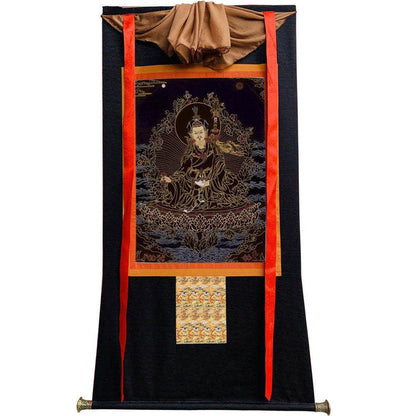 Padmasambhava - Guru Rinpoche - Tibetan thangka painting, view 8