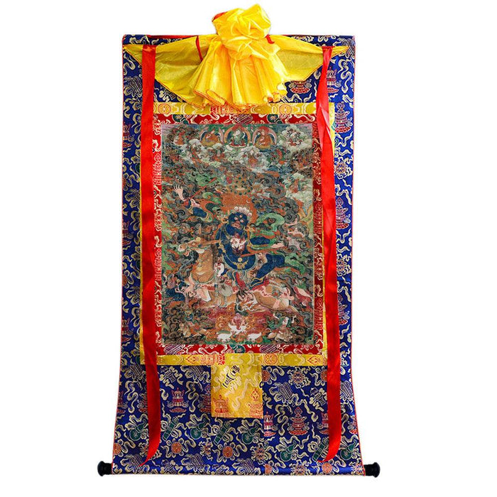 Palden Lhamo / Magzor Gyalmo - 18th Century - Tibetan thangka painting, view 4