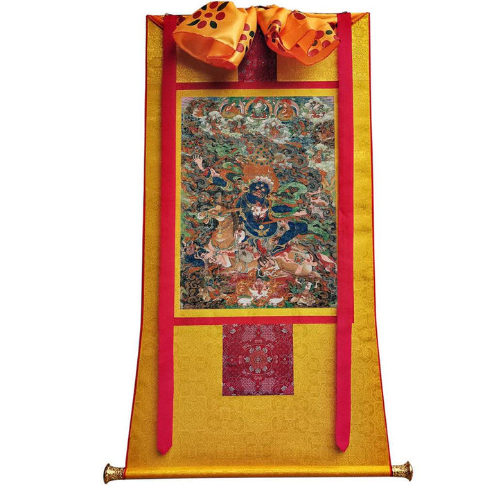 Palden Lhamo / Magzor Gyalmo - 18th Century - Tibetan thangka painting, view 6