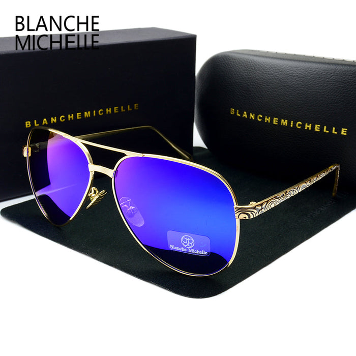 Polarized UV400 Pilot Sunglasses for Women-TopOnlineBargains.Com