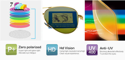 Polarized UV400 Pilot Sunglasses for Women-TopOnlineBargains.Com