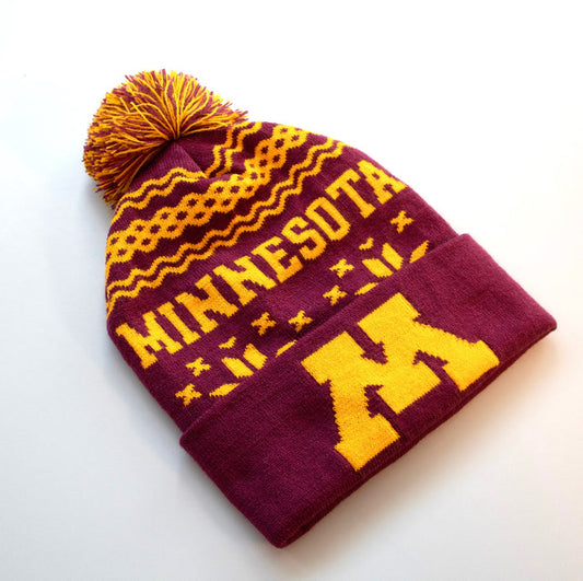 Pom Hat Minnesota Snowflake - Market Exclusive
