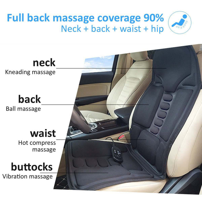 Portable Heating Vibrating Back Massager (Powered by Car or Home)-TopOnlineBargains.Com