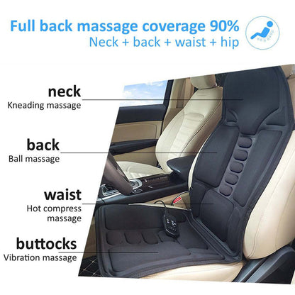 Portable Heating Vibrating Back Massager (Powered by Car or Home)-TopOnlineBargains.Com