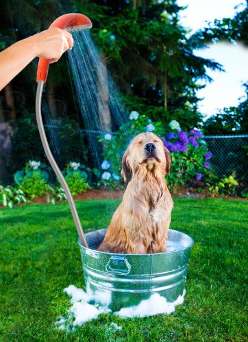 Portable Outdoor Shower with Rechargeable Battery-TopOnlineBargains.Com