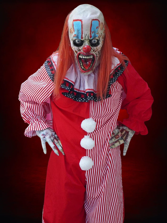 "Professional Movie Clown Suit in Red" Costume
