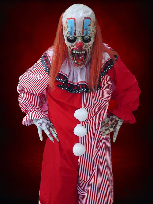 "Professional Movie Clown Suit in Red" Costume