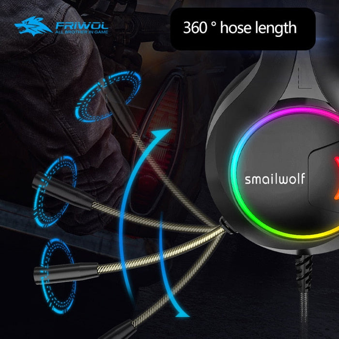 Professional Wired Gaming Headset with LED-TopOnlineBargains.Com