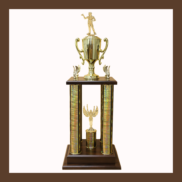 Pub Games Four Poster Trophy