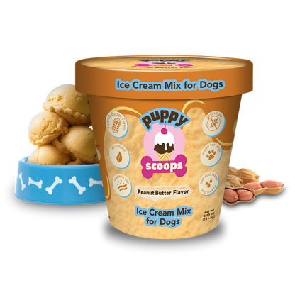 Puppy Scoops -  Ice Cream MIX  for Dogs - MADE IN USA