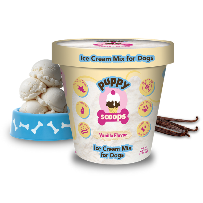 Puppy Scoops -  Ice Cream MIX  for Dogs - MADE IN USA