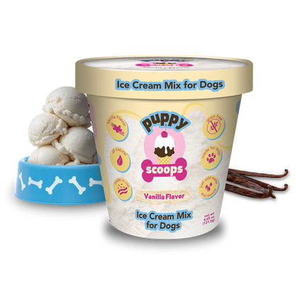 Puppy Scoops -  Ice Cream MIX  for Dogs - MADE IN USA
