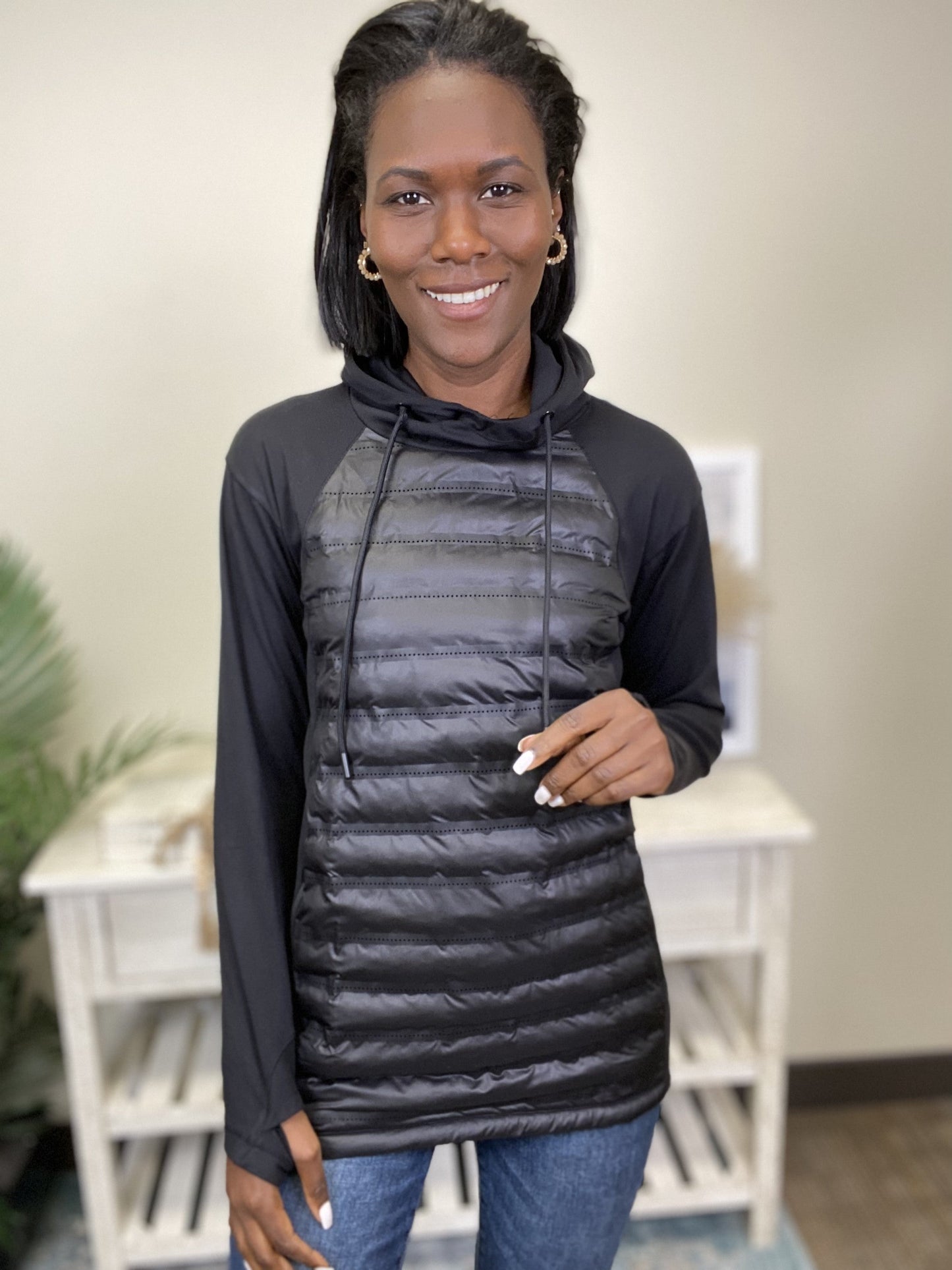 Only Joy Women's Padded Front Hoodie