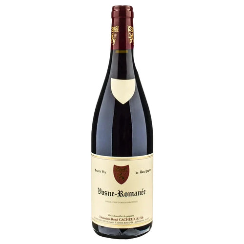 Wine bottle with a label on a white background
