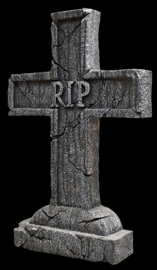 RIP Cross Tombstone