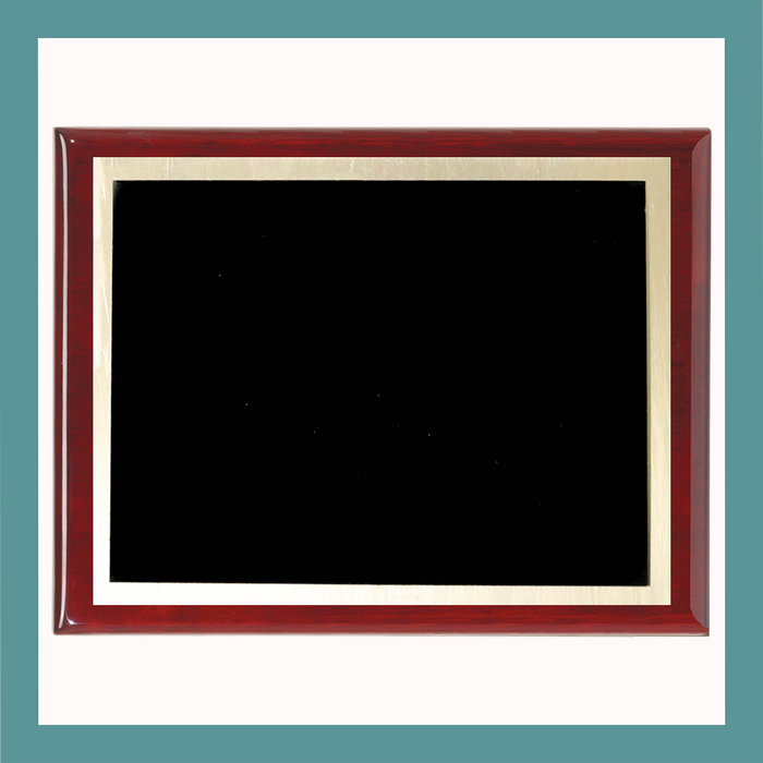 Rosewood Piano Finish Horizontal Plaques