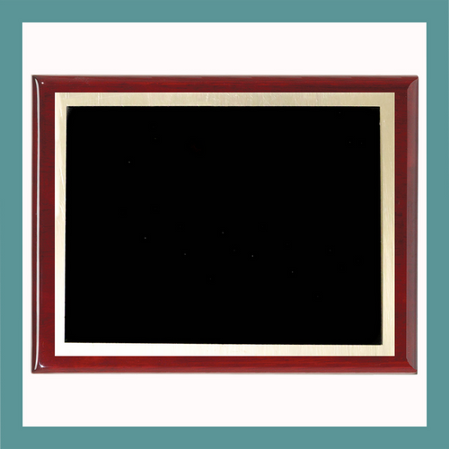 Rosewood Piano Finish Horizontal Plaques