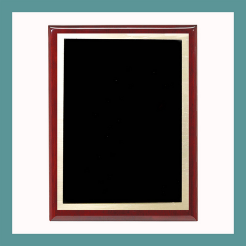 Rosewood Piano Finish Vertical Plaque