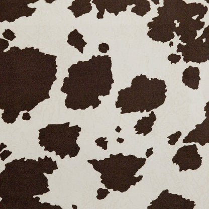 SAFARI - COW, LA ZOO SHORT PILE VELVET DRAPERY AND UPHOLSTERY FABRIC BY THE YARD