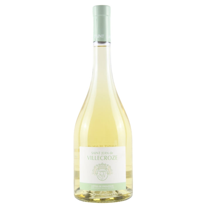 Saint Jean de Villecroze Blanc on a white background