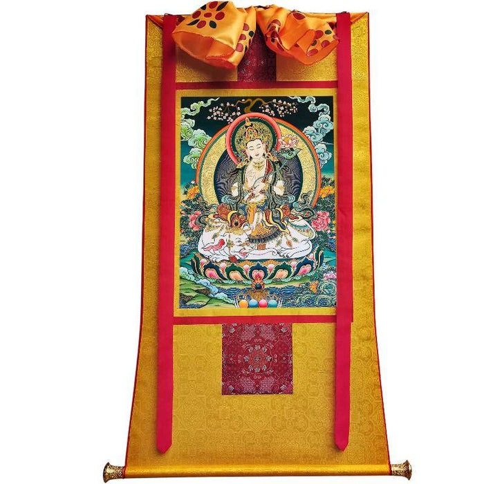 Samantabhadra Thangka - Tibetan thangka painting, view 6
