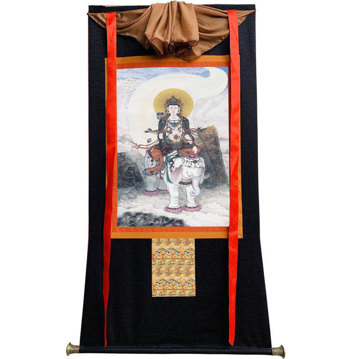 Samantabhadra - Tibetan thangka painting, view 8