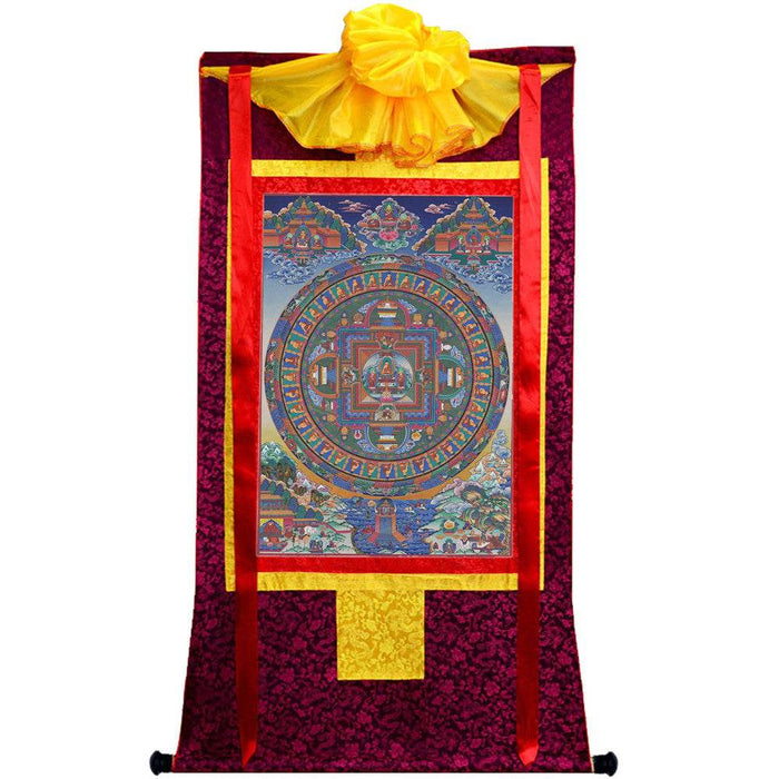 Shakyamuni Mandala Thangka - Tibetan thangka painting, view 5
