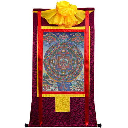 Shakyamuni Mandala Thangka - Tibetan thangka painting, view 5