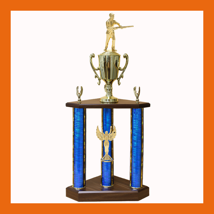 Shooting Three Poster Trophy