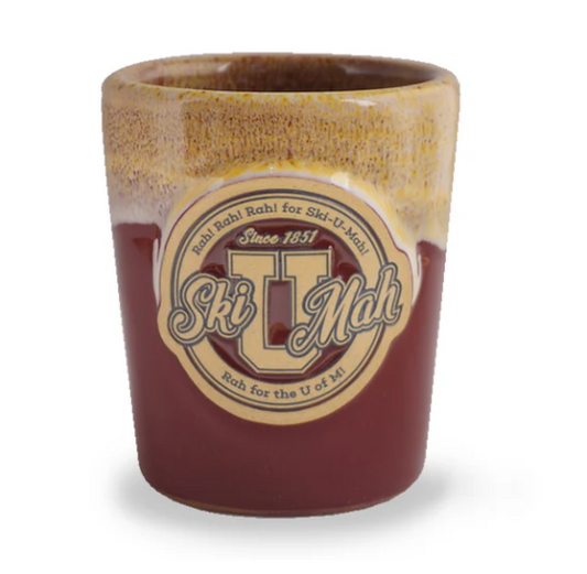Ski-U-Mah Petite Tumbler - Maroon / Gold