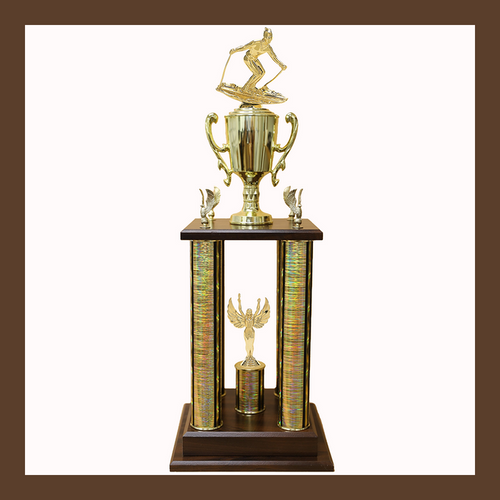 Skiing Four Poster Trophy