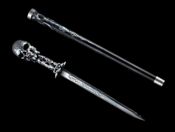 "Skull Cane Sword" Horror Weapon Halloween Prop